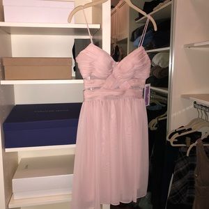 Hailey Logan Pink Cut Out Dress